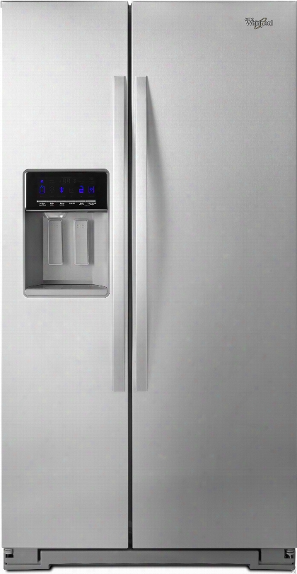 Whirlpool Wrs571cidm 36 Inch Counter Depth Side-by-side Refrigerator With Accu-chill System, Freshflow Filter, Pur Filter, Ice/water Dispenser, Humidity Controlled Drawer, Gallon Door Bins, Spillguard Glass Shelves, 20.6 Cu. Ft. Capacity And Energy Star: 