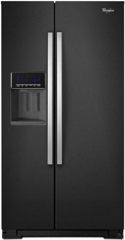Whirlpool Wrs586fiee 36 Inch Side-by-side Refrigerator With 25.6 Cu. Ft. Capacity, 4 Glass Shelves, Gallon Door Storage, Crisper, Accu-chill Temperature Management, Freshflow Filter, In-door Ice Plus System, Ada Compliant, Energy Star And External Water A