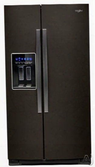 Whirlpool Wrs588fih 36 Inch Side-by-side Refrigerator With Accu-chillã¢â�žâ¢ Temperature Management, Everydropã¢â�žâ¢ Filtration, Freshflowã¢â�žâ¢ Air Filter, Ice/water Dispenser, Adaptive Defrost, Led Lighting, Humidity-controlled Crispers, 28 Cu. Ft. Ca