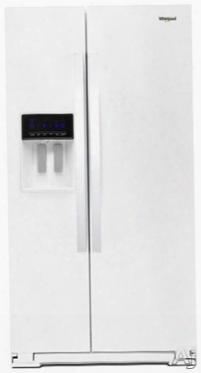 Whirlpool Wrs588fihw 36 Inch Side-by-side Refrigerator With Accu-chill␞ Temperature Management, Everydrop␞ Filtration, Freshflow␞ Air Filter, Ice/water Dispenser, Adaptive Defrost, Led Lighting, Humidity-controlled Crispers, 28 Cu. Ft. C