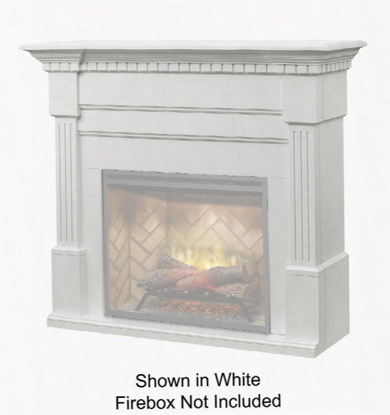 Christina Buiiltrite Collecttion Bm3033-1801bw 57" Mantel With Fluted Columns Carved Dentil Moldings And Crown Molding In Burnished