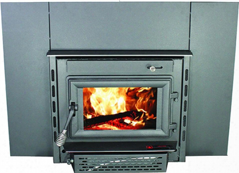 Colonial Tr004 23" Fireplace Insert With 69 000 Btus Blower Included Heating Up To 1 800 Sq. Ft. 18" Log Length Epa Certified Air Wash Glass And Heavy