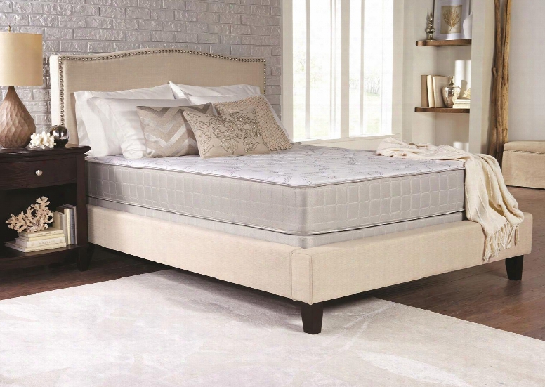 Crystal Cove Ii Collection 350054tl Twin Extra Long Size 10.5" Plush Mattress With 2 Layers Quilt Foam Large Quilt Pattern Foam Topper And Federal Fire