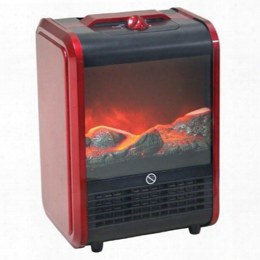 Czfp1 Metal Mini Electric Fireplace With 3 Position Rotary Controls: