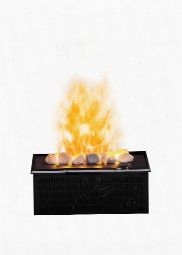 Dfi400rh Opti-myst 16" Electric Fireplace Cassette With Heat Receptacle Rocks Opti-mmyst Technology Easy-fill Water Tank And Year-round