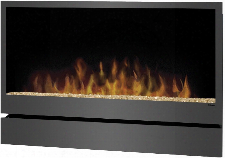 Dwf36pg Inspiration Wall-moung Electric Fireplace With Life-like Flame Effect On-demand Heat 120 Volts 1240 Watts & 4233