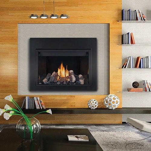 Hd46ntsb High Definition 46 Direct Vent Gas Fireplace Up To 30 000 Btus With Heat Resistant Glass Door Safety Screen And Advanced Burner