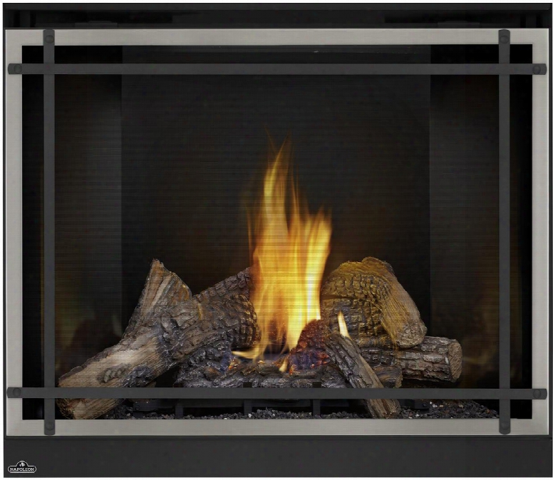 High Definition X Series Hdx40nt-2 40" Direct Vent Natural Gas Fireplace With Electronic Ignnition Up To 40 000 Btus Tempered Heat Resistant Glass Battery