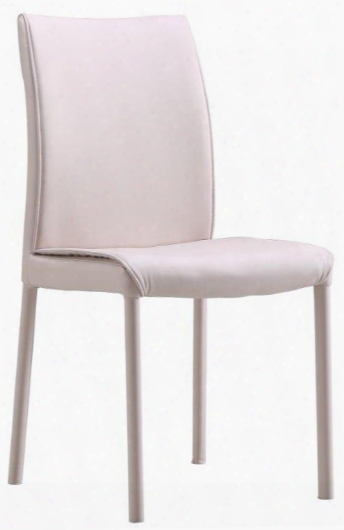 Ls-404-b 35" Dining Chair With Metal Base Frame And Fire-resistant Eco-leather Upholstery In
