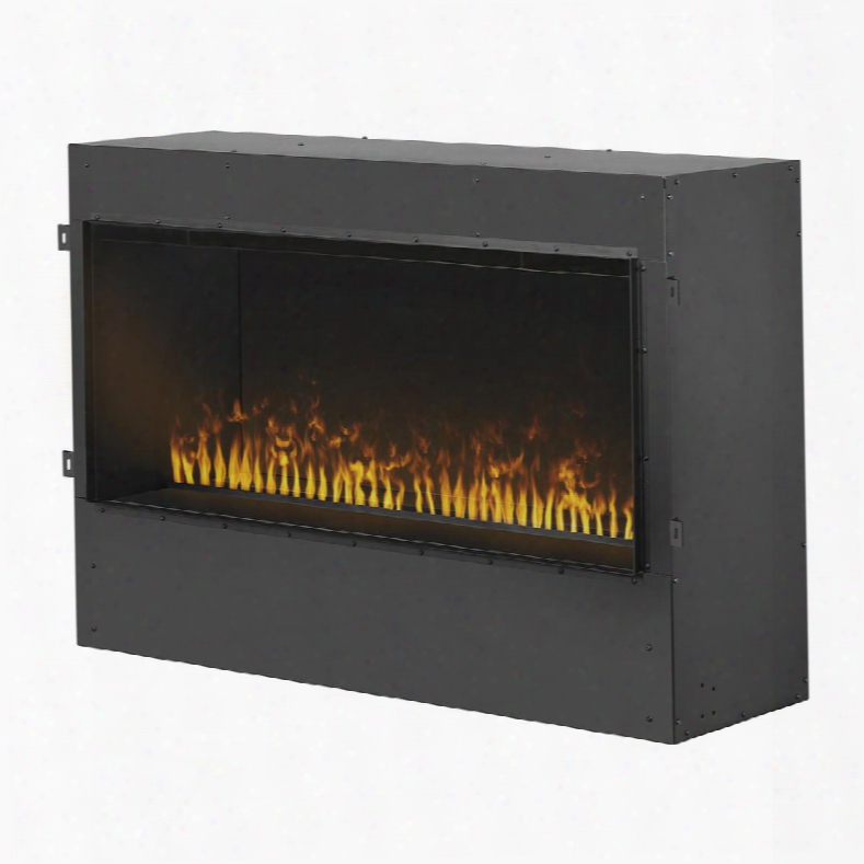 Opti-myst Pro Series Gbf1000-pro 47" 1000mm Built-in Electric Firebox In The Opinion Of Crackling Sound Effects Opi-myst Technolgy And 4981 Btu In Brushed Stainless