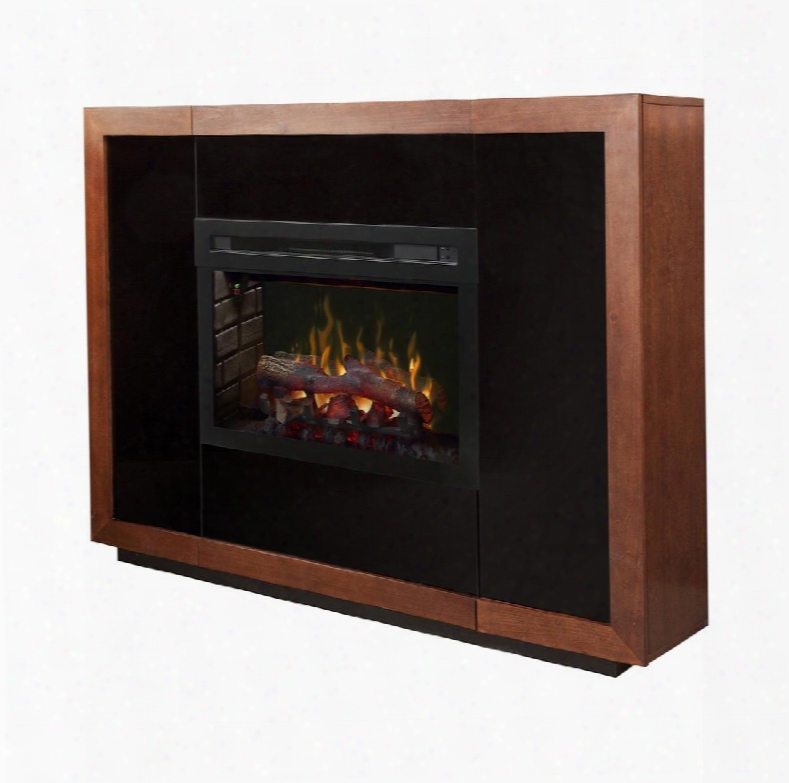 Salazar Collection Gds33ld-1681ma 65" Firellace And Mantel Package With 33" Electric Firebox With Realogs 2 Side Cabinets Top Cabinet And Bottom Drawer In