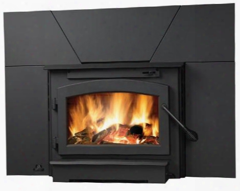 Timberwolf Economizer Series Epi22 25" Natural Vent Wood Burning Fireplace Insert With Up To 6 000 Btu's Epa Certified Dual Blower Scheme Full Refractory