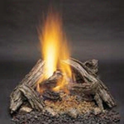 Vwf36/30sro 36" Split River Oak 8-piece Refractory Log Set With30" Vented Burner - Radco