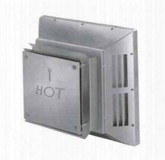 58dva-hc Square Horizontal Termination Cap (aluminum) (not For Use With Mldv Unit For Straight Out Rear Vent