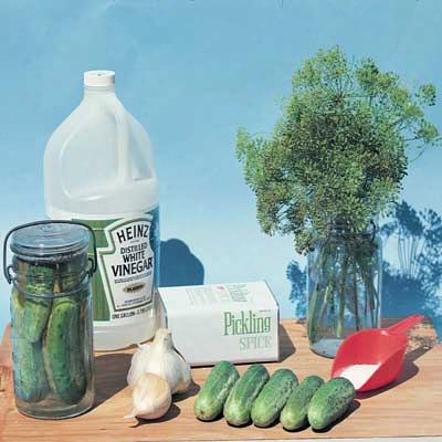 Homemade Pivkles Cucumber