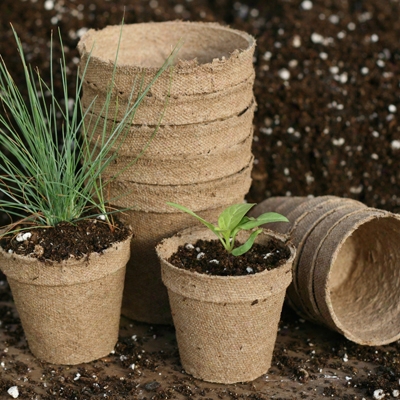 Jiffy 2?' Round Peat Pots