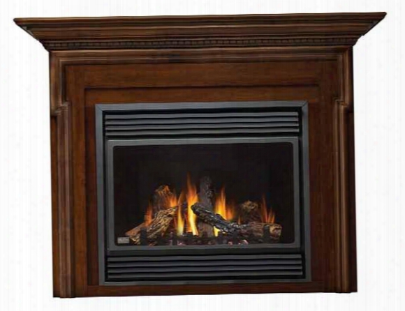 Mpsfrmtcb33 Princess Small Flat Cabinet Fireplace Mantel In Red Mahogany: Creame/beige