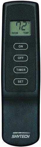 Sky-1001t/lcd-a Battery Operated Fireplace Remote  With Timer And Lcd