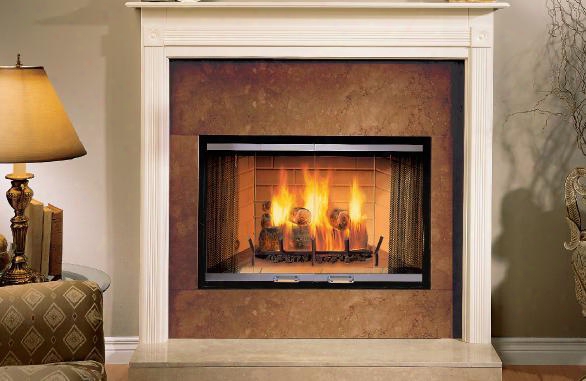 Sr42a Sovereign 42" Woodburning Radiant Fireplace With Tapered Firebox Ash Management System And Expansive Viewing