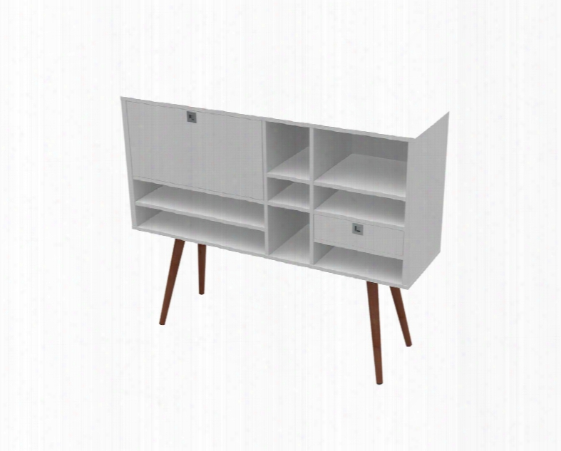 23604wh Cubby Console White