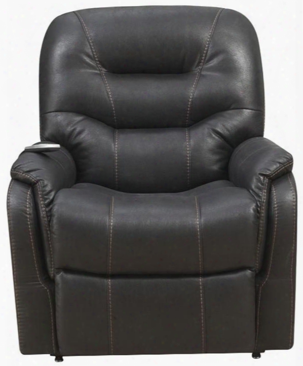 A280-016-044 Heat & Massaging Lift Chair With Padded Seat Solid Wood Frame And Metal Reclining Mechanism In Badlands