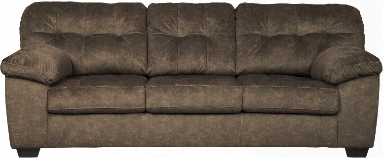 Accrington Collection 7050838 94" Sofa With Fabric Upholstery Tufted Back Cushion And Pillow Top Armrests In