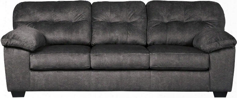 Accrington Collection 7050938 94" Sofa With Fabric Upholstery Tufted Back Cushion And Pillow Top Armrests In