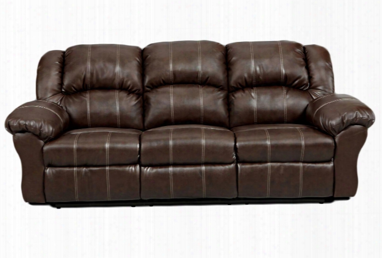 Ambrose Collection 191009-bb 93" Power Reclining Sofa With Bonded Leather/polyurethane Upholstery Plush Padded  Arms Split Back Cushion And 1.8 Density Foam
