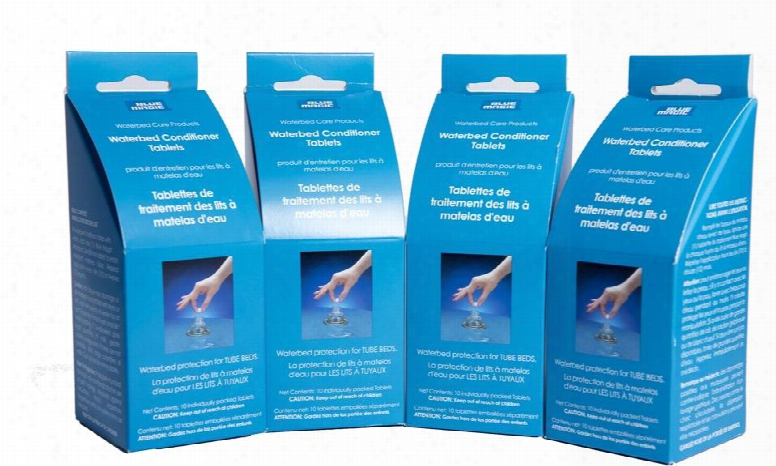 Dsbm4pktb Blue Magic 4 Pk. Waterbed Conditioner Tablets (10 Per