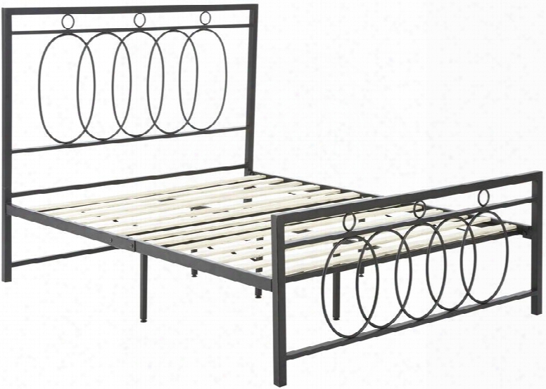 Dsbrowqn Browning Black Metal Platform Bed Frame Queen