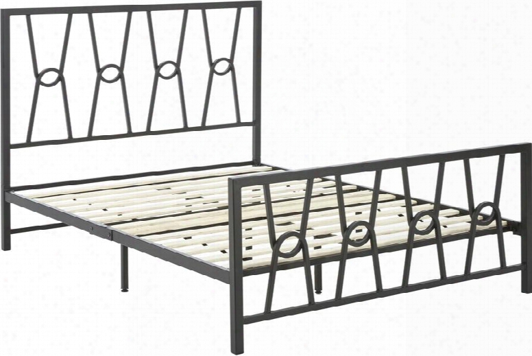 Dsthomdb Thomson Infinity Scroll Black Metal Platform Bed Frame Full