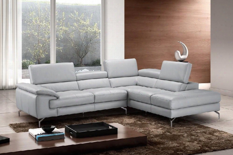 Olivia Co Llection 18275-rhfc 2-piece Sectional Sota With Right Facing Chaise And Left Facing Sofa In Light