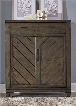 Modern Country Collection 833-BR42 49" Door Chest with 2 Drawers 2 Doors and 3 Interior Drawers in Harvest Brown