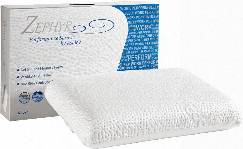 Zephyr Prime Collection M82511p Gel Memory Foam Pillow In