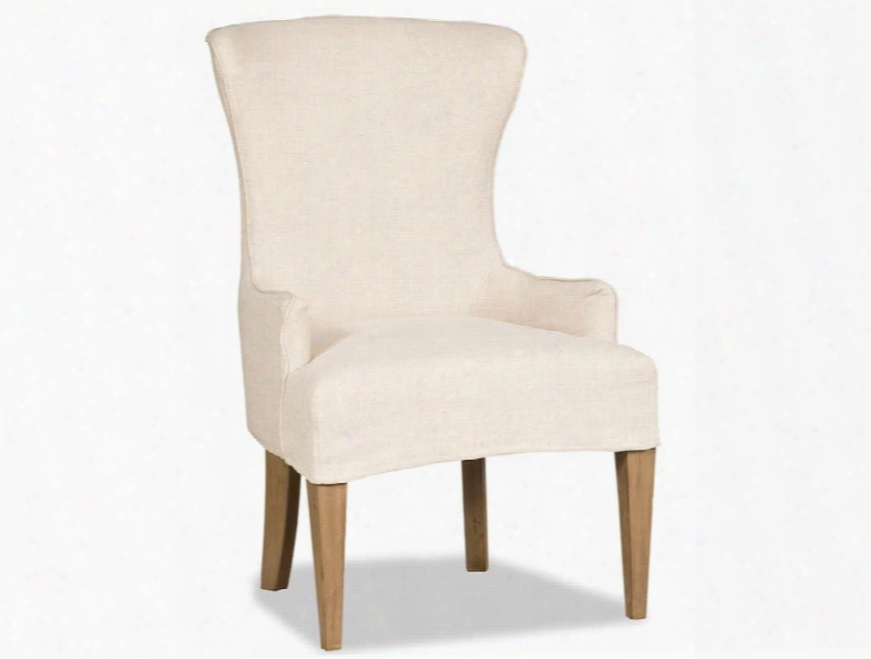 300 Series 300-350091 40" Casual-style Dining Room Armless Chair With Tapered Legs Piped Stitching And Fabric Upholstery In