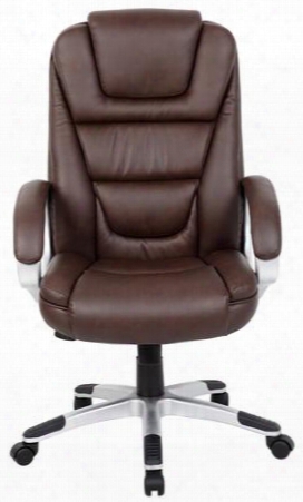 B8601-bb 45" Executive Chair With Waterfall Seat Design Upright Locking Position Adjustable Tilt Tension Seat Height Adjustment In