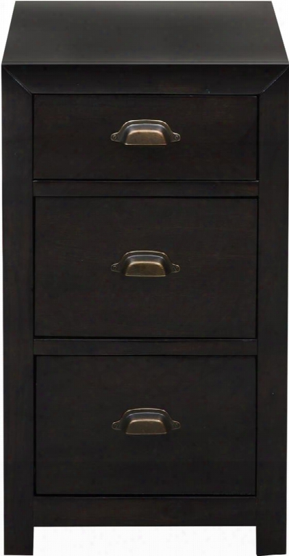 Ds-a082-850 22" Transitional Chairside Chest In Including Three Drawers With Simple Pulls In