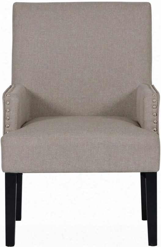 Ds-a197-900-116 25" Accent Chair Rac. With Piped Stitching Ans Tapered Legs In