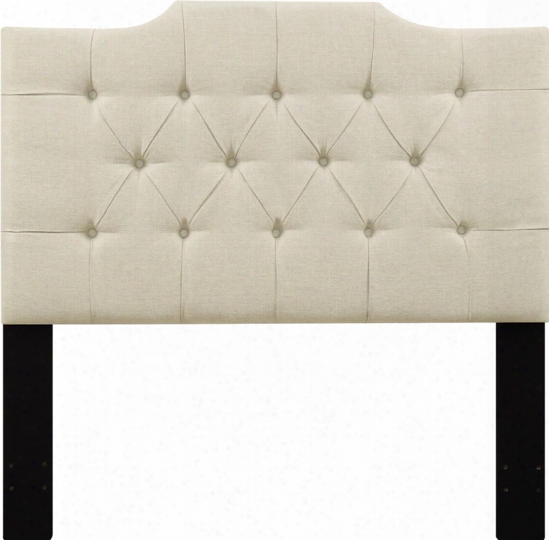 Ds-d014-270-433 77" Fabric Upholstered Headboard For King Bed With Button Tufting In