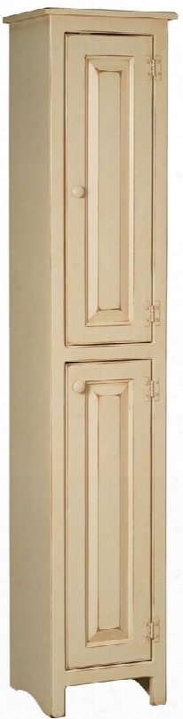 Ella 4650136bm 14.5" Cabinet With 2 Doors Simple Hardware Knobs And Premium Grade Pine Wood Construction In Buttermilk