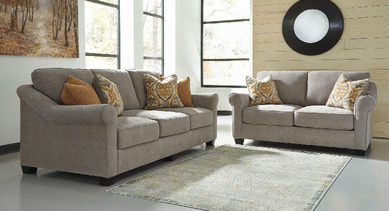 Leola 53601sl 2-piece Living Room Set With Sofa And Loveseat In