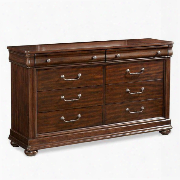 Parkview 398-6500dres 62" Dresser With 2 Top Drawers 6 Bottom Drawers And Bun