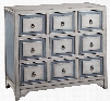Conway 13168 36" Chest with Bracket Bottom Rails Square Drawer Front Design and Distressed Details in