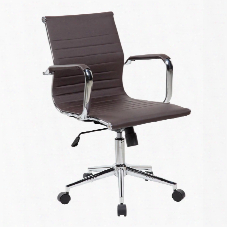 Rta-4602-ch Modern Medium Back Executive Office Chair. Color: