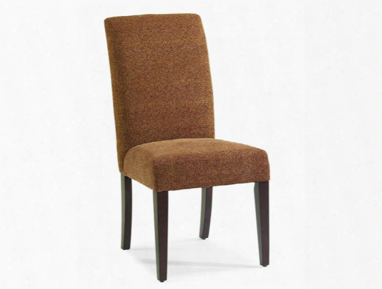 Stellene Series 200-36-002 41" Casual-style Dining Room Side Chair With Wood Frame Tapered Legs And Cheetz Fabric Upholstery In