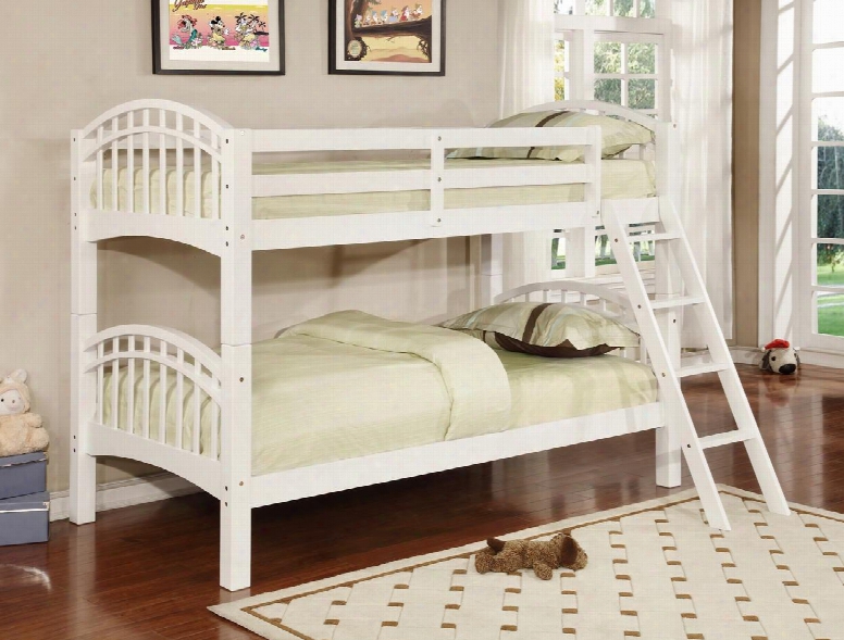 45216-wh-ab Flynn Twin Over Twin Bunk
