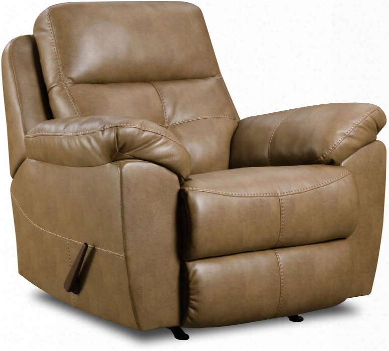 Bradford Toast 53200br-19 Rocker Recliner With Stitched Detailing Tufted Detailing And Plush Padded