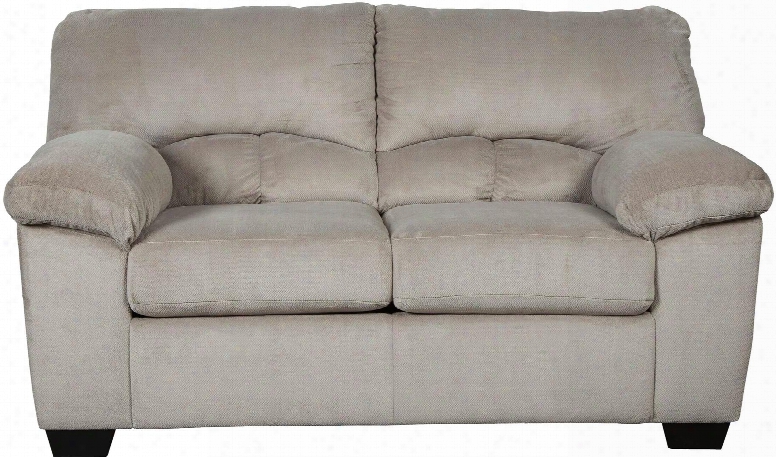 Dailey Collection 9540135 67" Loveseat With Fabric Upholstery Plush Padded Arms Split Back Cushions And Contemporary Style In