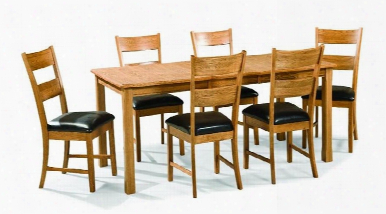 Family Dining Fd-ta-l3678-cnt-c 60"-78" Dining Room Four Leg Table With Apron And Block Feet In