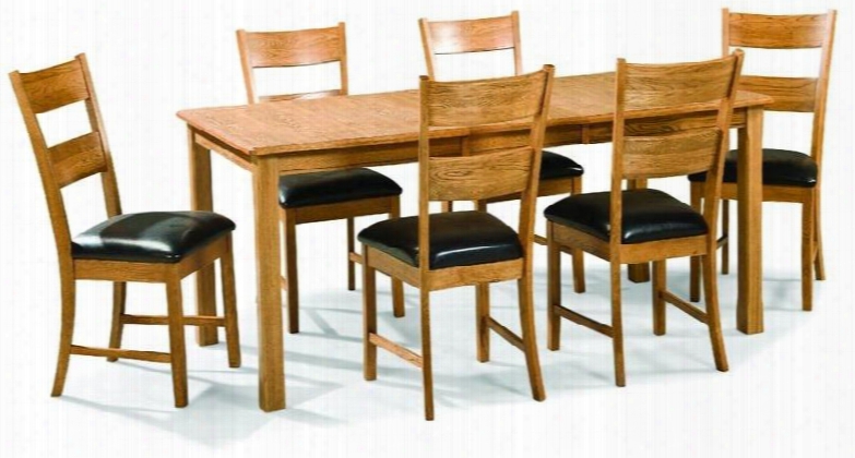 Family Dining Fd-ta-l3678169-cnt-c  Dining Room Four Leg Table And 6 Chairs In